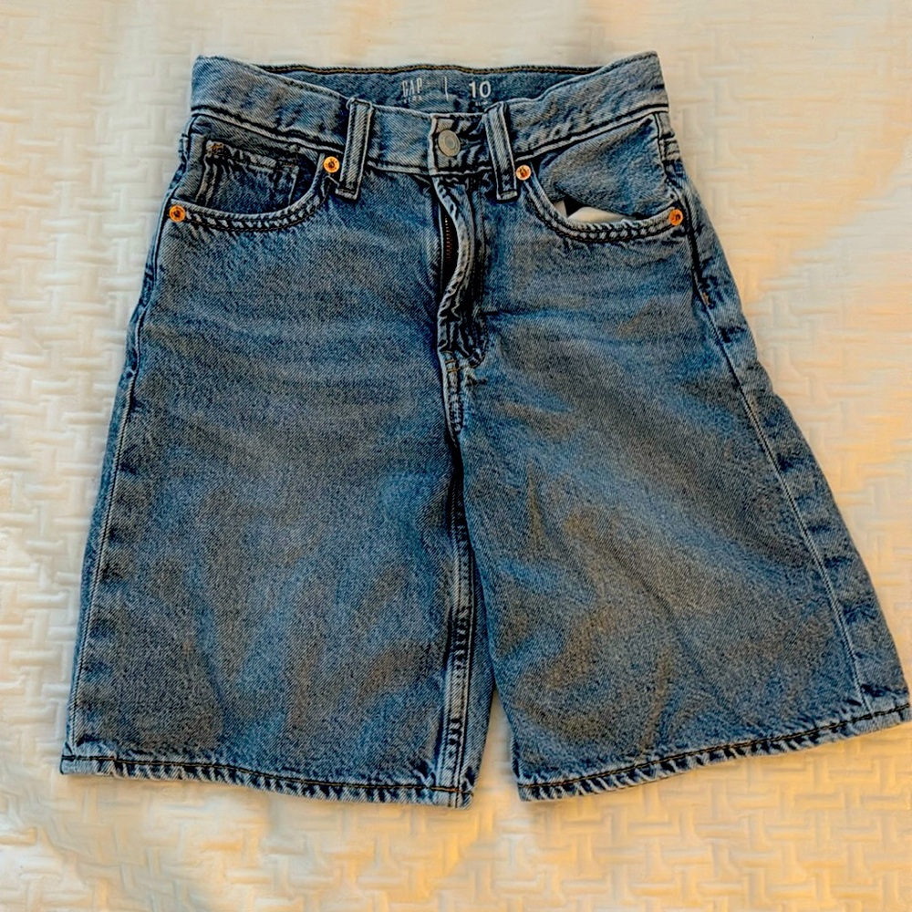 Gap Kids Girls Jean Shorts (Jorts) 10 Slim